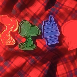 VTG SNOOPY COOKIE STAMPS CUTTERS
